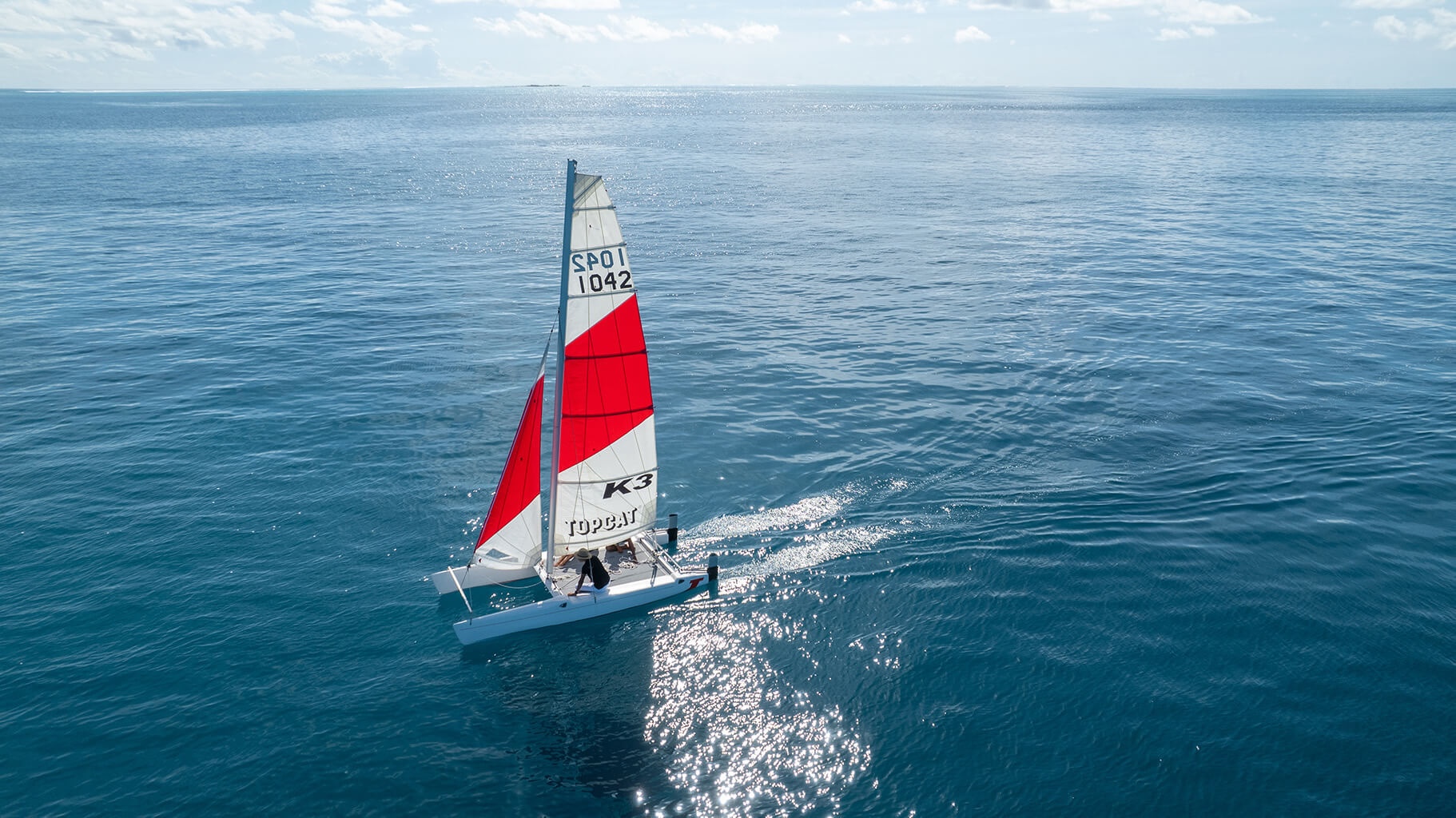 Catamaran Sailing at Alila Kothaifaru Maldives