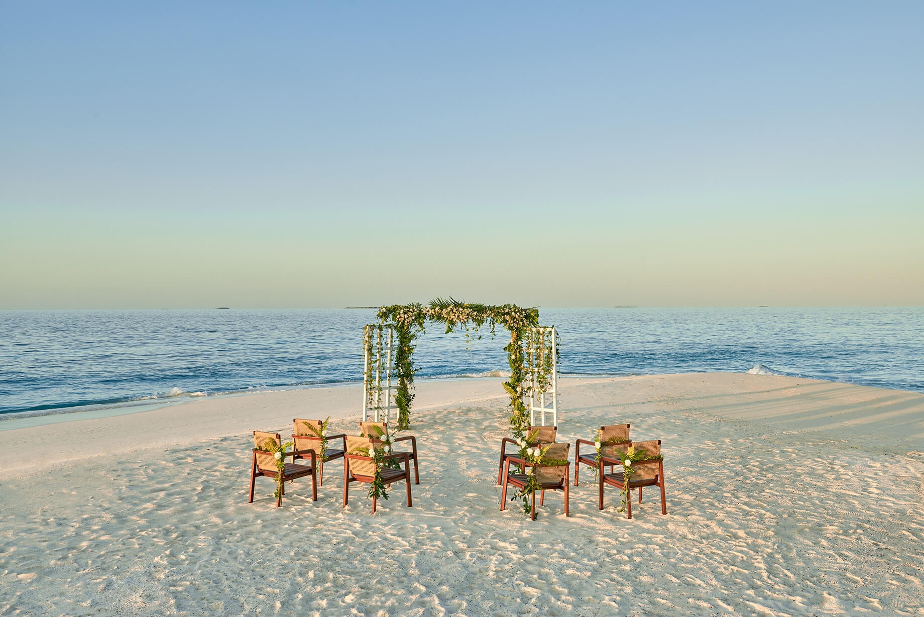 Wedding Ceremony Setup at Alila Kothaifaru Maldives