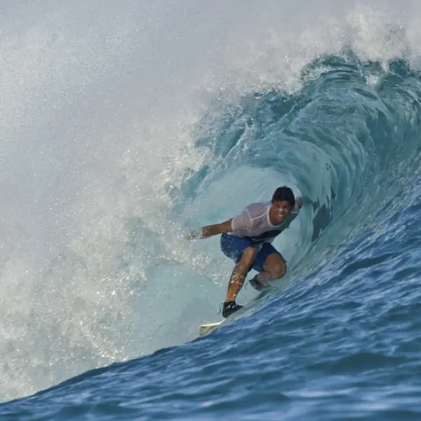 Surfing at Anantara Veli Maldives