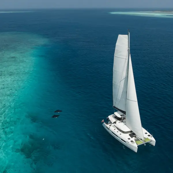 Catamaran Yacht at Six Senses Kanuhura