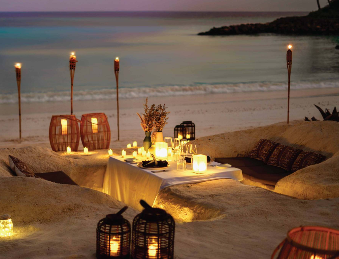 Sensational by Design Setup Dining at Hilton Maldives Amingiri