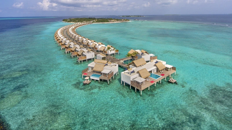 Emerald Maldives Aerial View