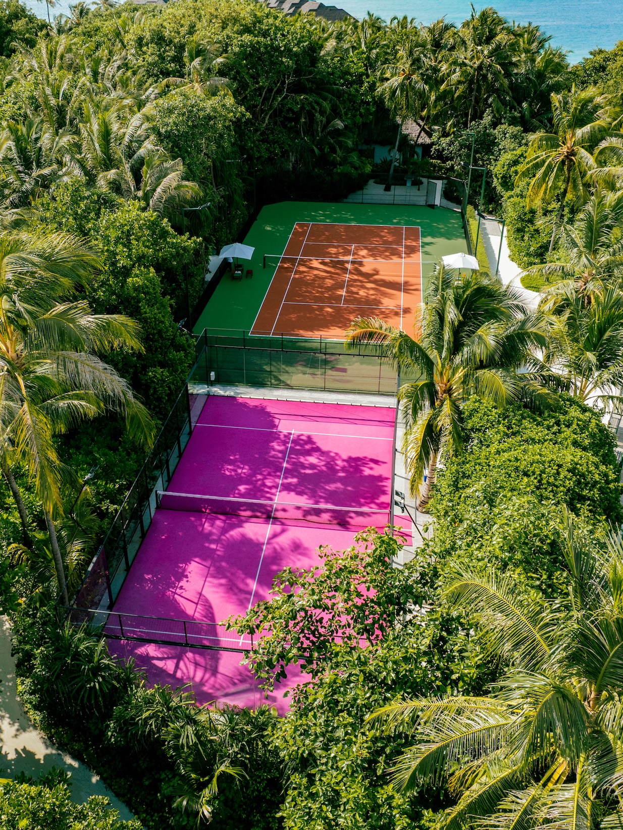 Tennis & Padel Court at Finolhu Baa Atoll Maldives