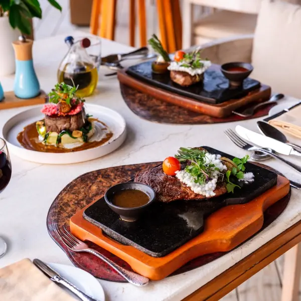 Kuda Villingili- Fire Restaurant Food Table Setup