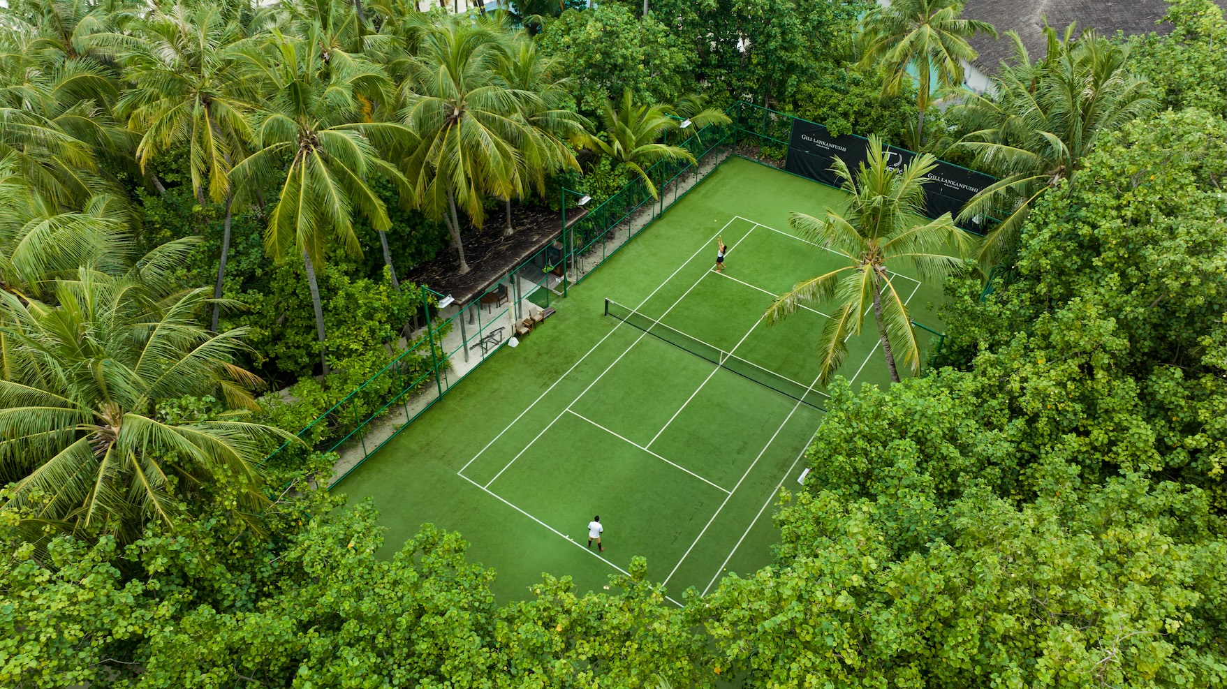 Tennis Court at Gili Lankanfushi
