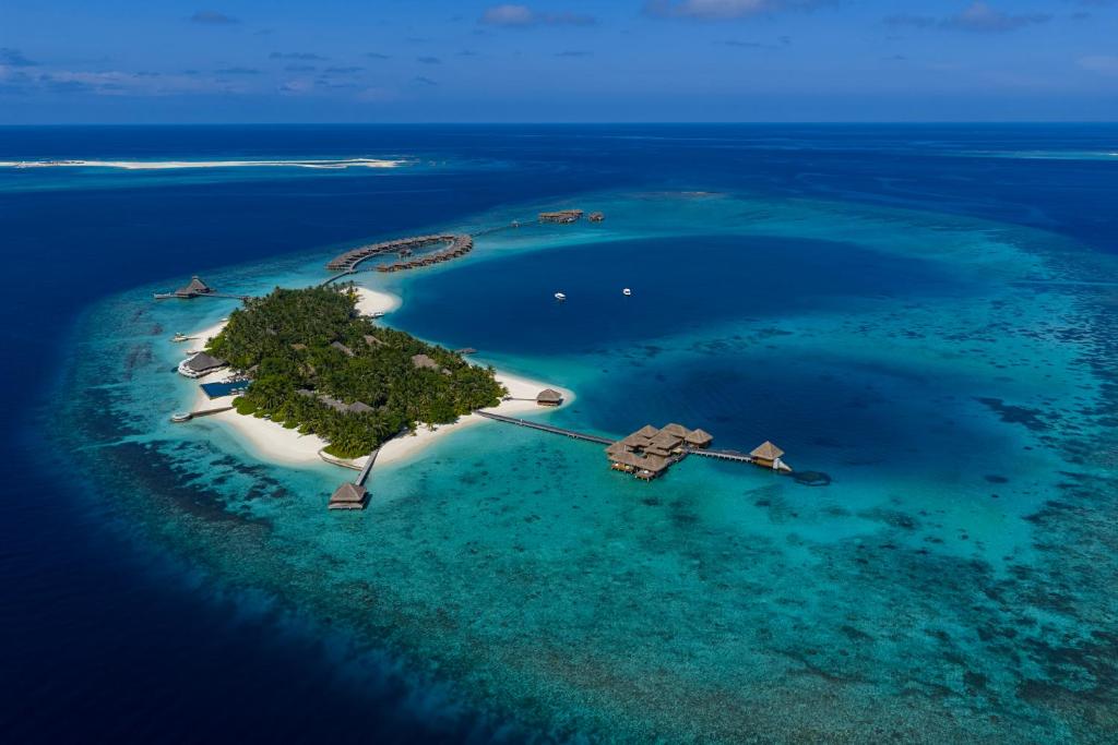 Huvafen Fushi Island Aerial View