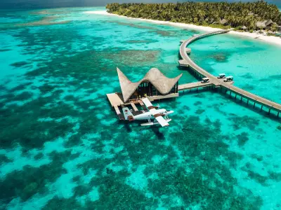 JOALI Maldives Jetty - Aerial View