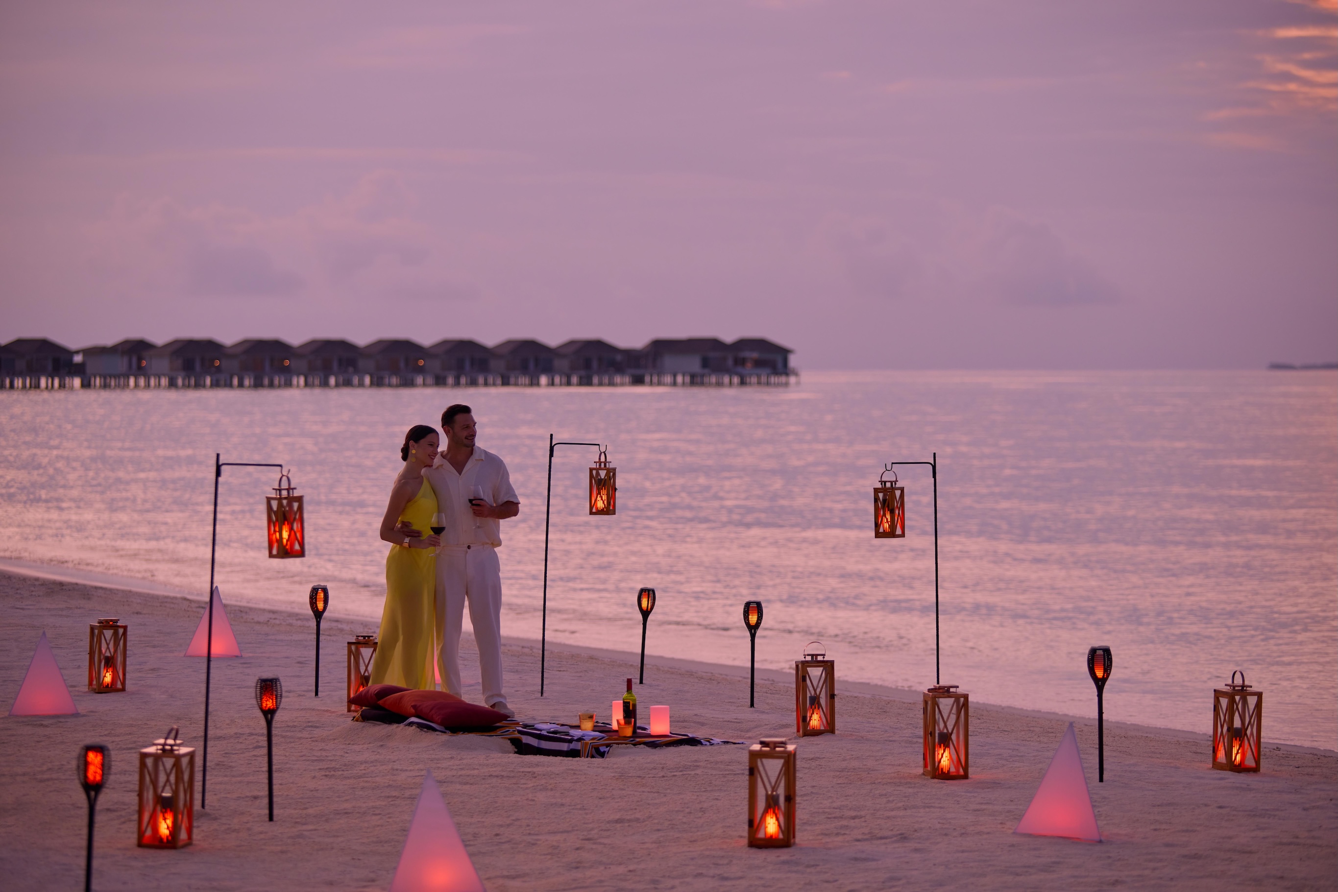 Romantic Beach Dinner at Le Meridien Maldives Resort & Spa