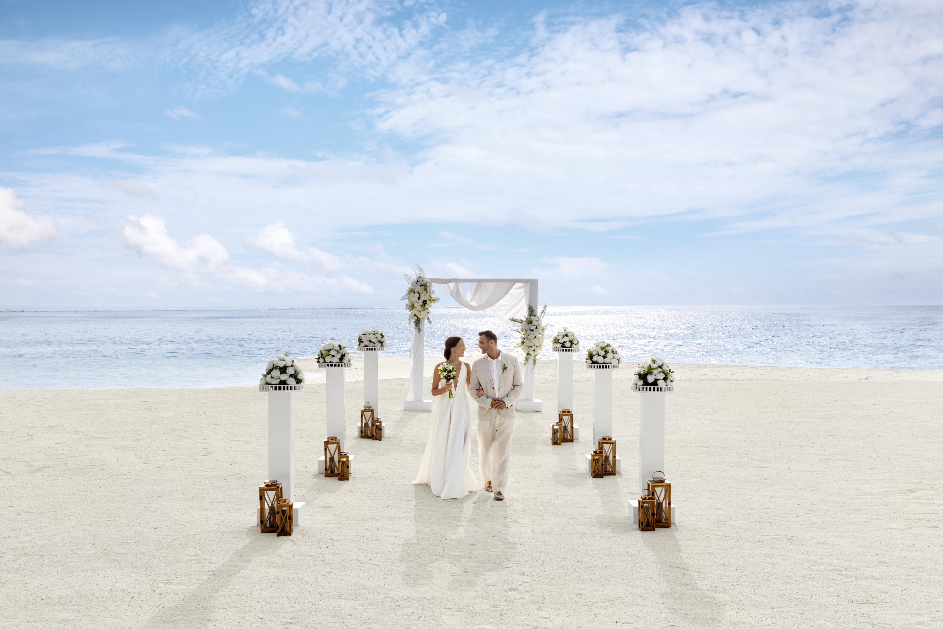 Beach Wedding Ceremonies at Le Maridien Maldives Resort & Spa