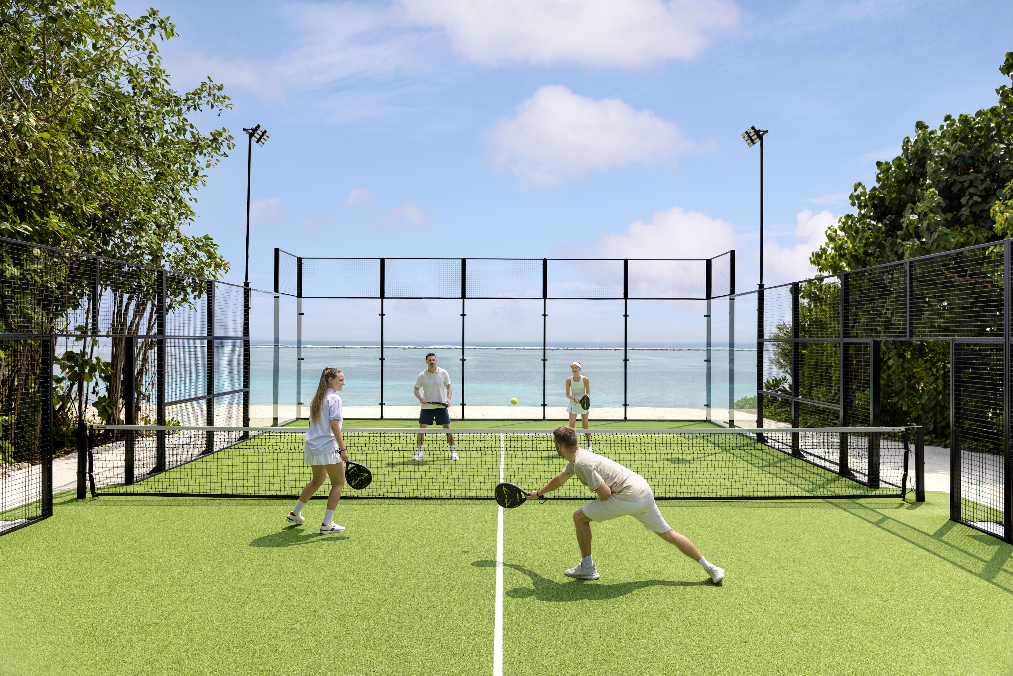 Padel Court at Le Meridien Maldives Resort & Maldives