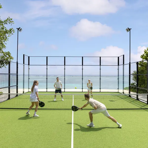 Padel Court at Le Meridien Maldives Resort & Maldives