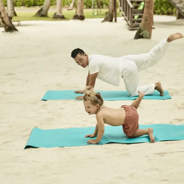Kids Activity Yoga at Como Maalifushi
