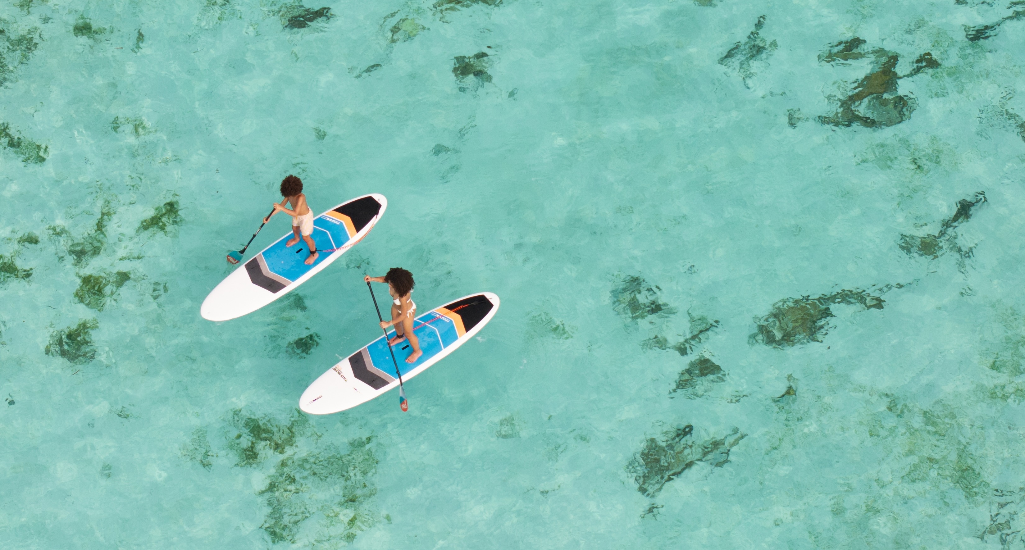 Paddle Boarding at Six Senses Kanuhura