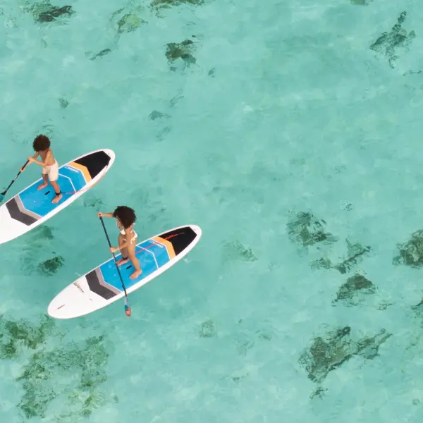 Paddle Boarding at Six Senses Kanuhura