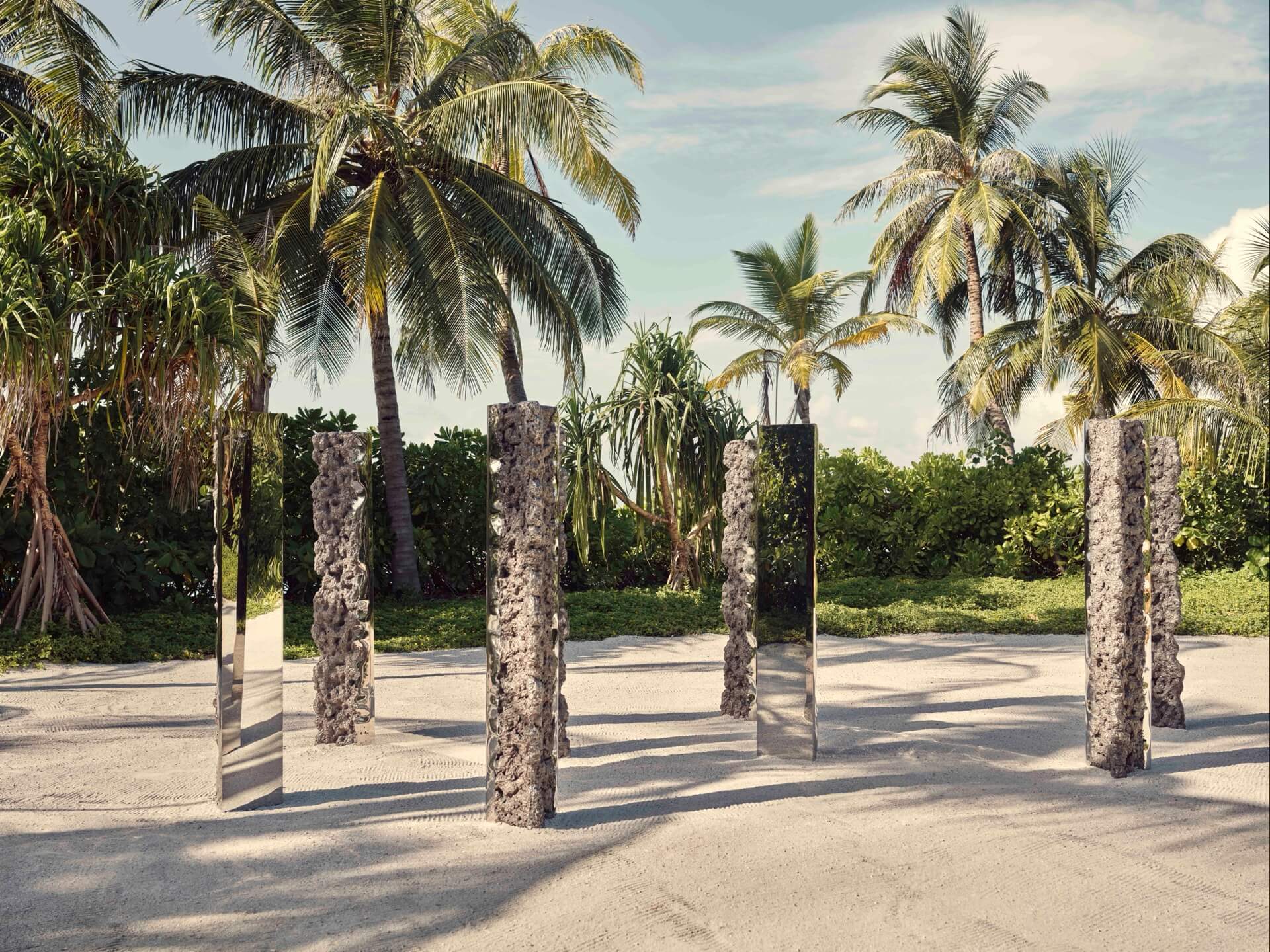 Art Synthesis Monoliths at Patina Maldives