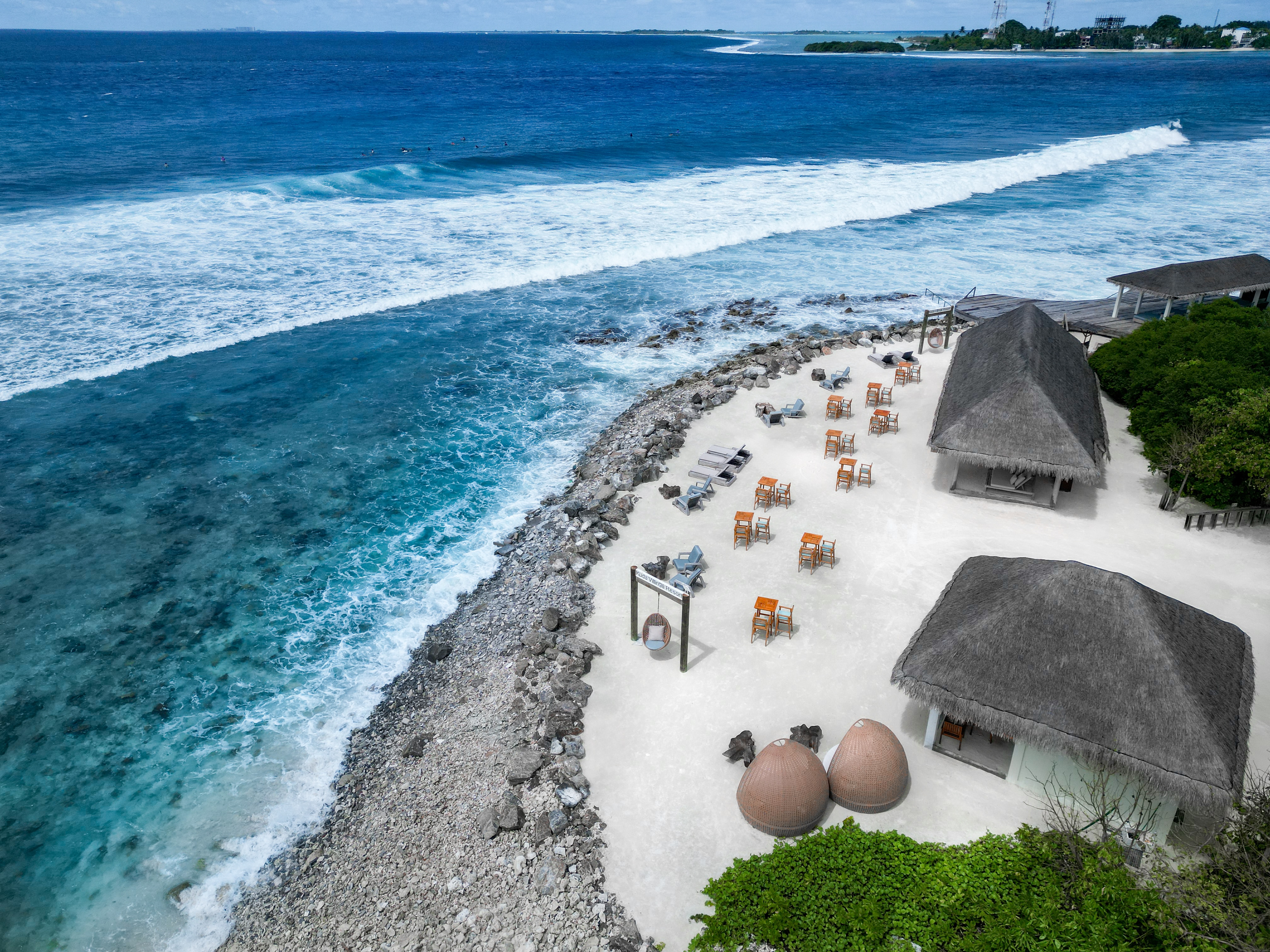 Kuda Villingili - Raalhu Bar Aerial View