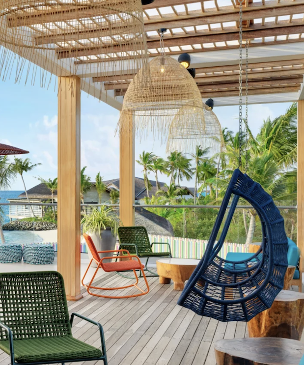 Re:Fuel Rooftop Lounge at Hilton Maldives Amingiri