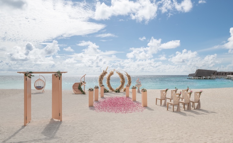 Wedding Setup at St. Regis Maldives