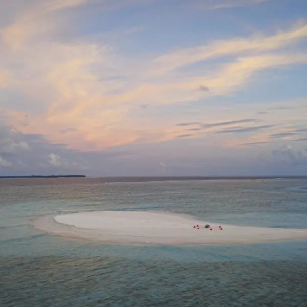 Sandbank at Six Senses Laamu