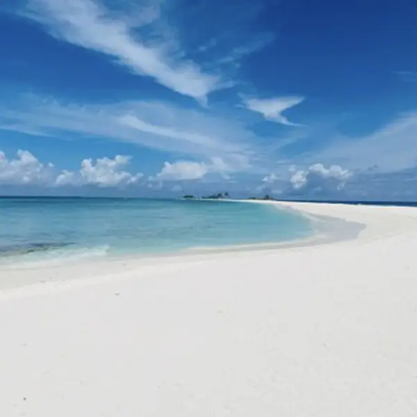 Sandbank at .Here Maldives