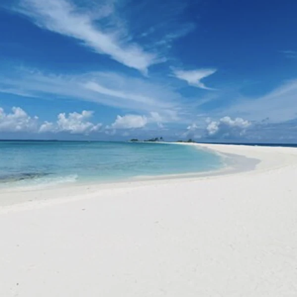 Sandbank at .Here Maldives