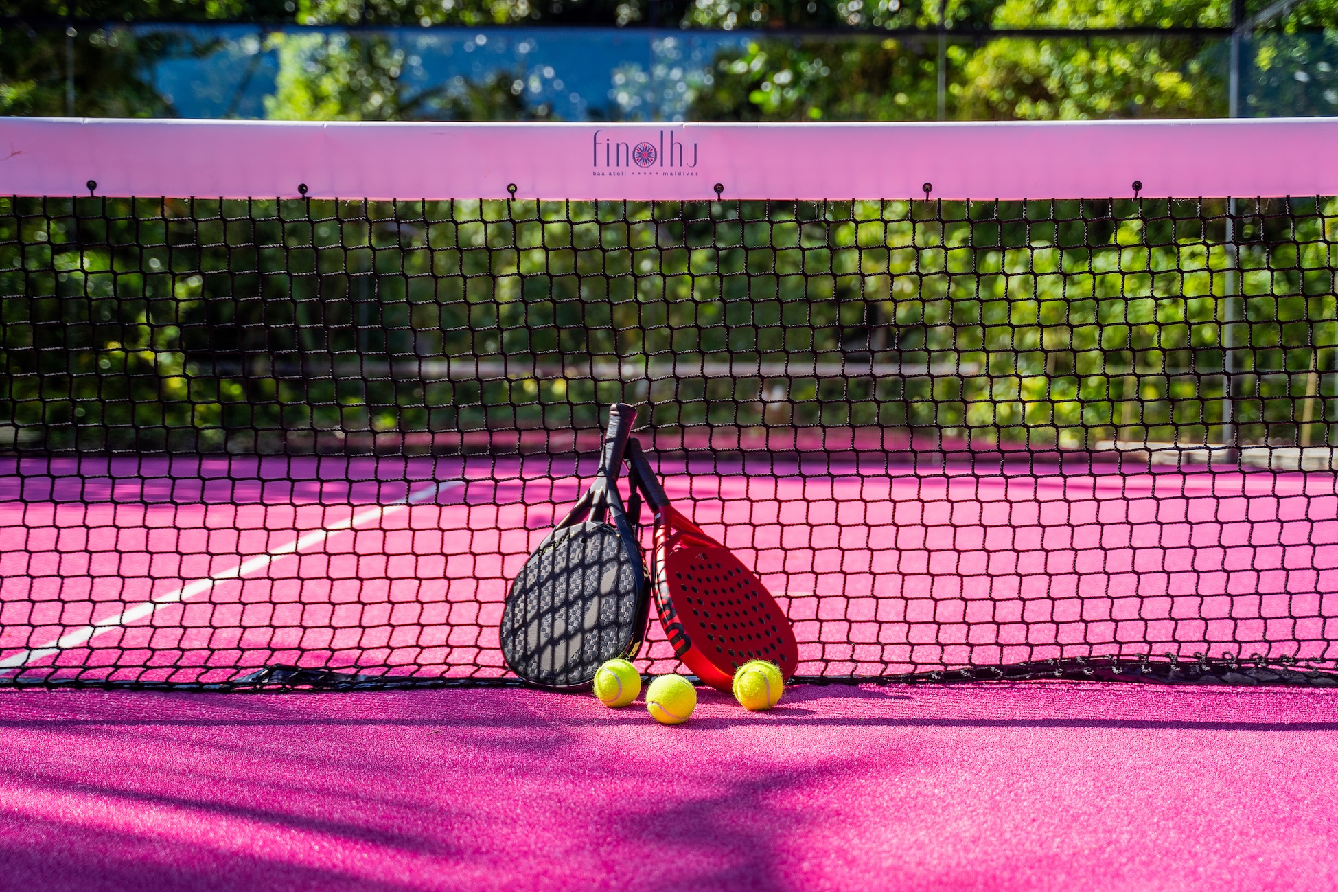 Tennis & Padel Court at Finolhu Baa Atoll Maldives
