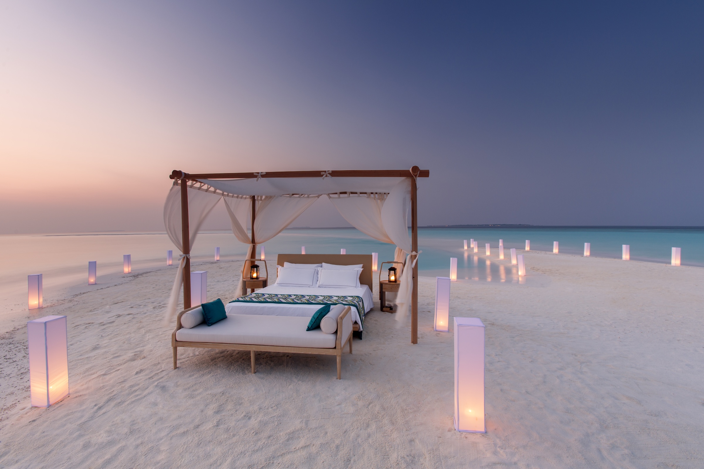 Sleeping Under The Stars Experience at Sandbank Setup - Milaidhoo Maldives