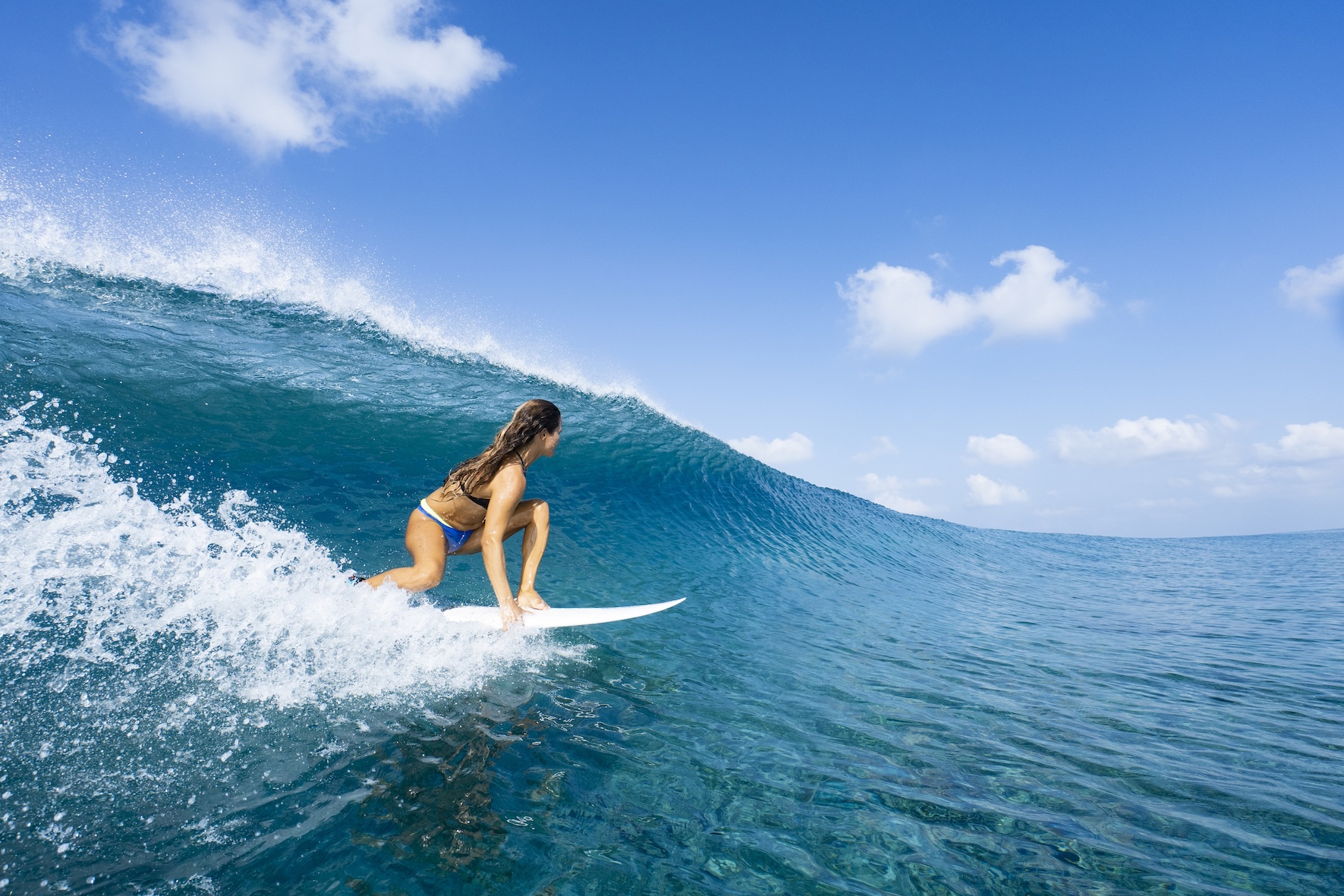 Surfing at Niyama Private Islands