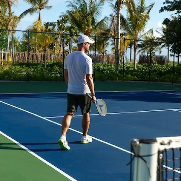 Tennis Court at Kuda Villingili Resort Maldives