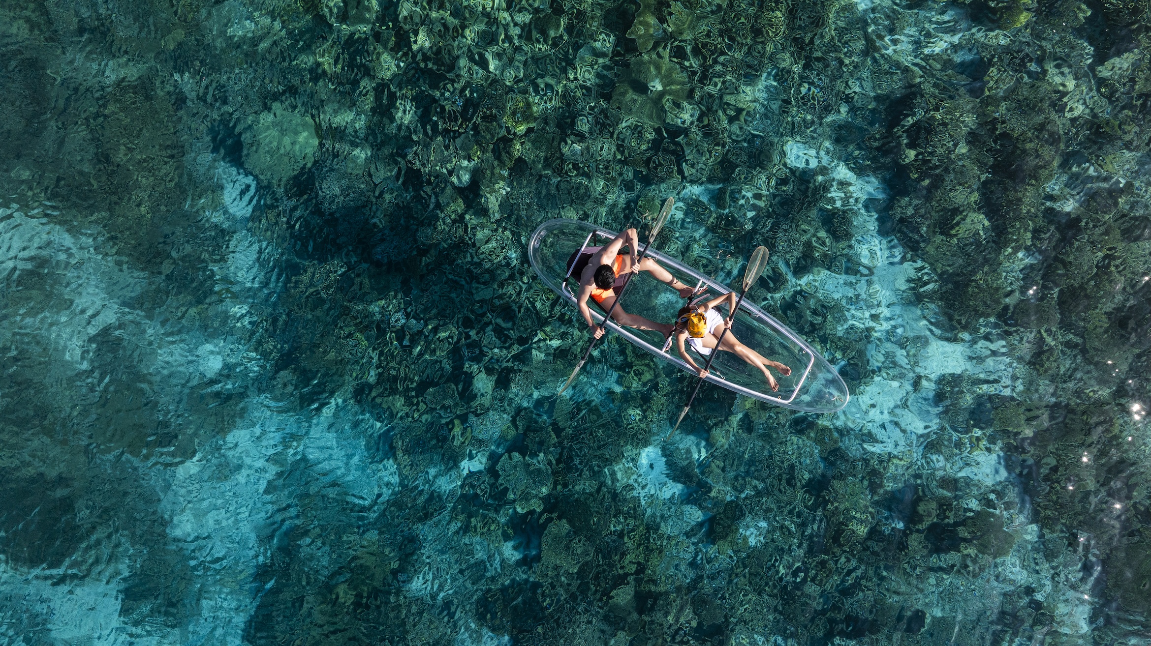Glass Kayaks at The Halcyon Maldives