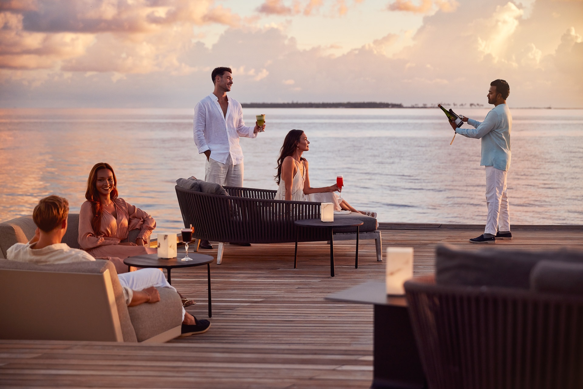 The St. Regis Maldives Vommuli - Champagne Sabering