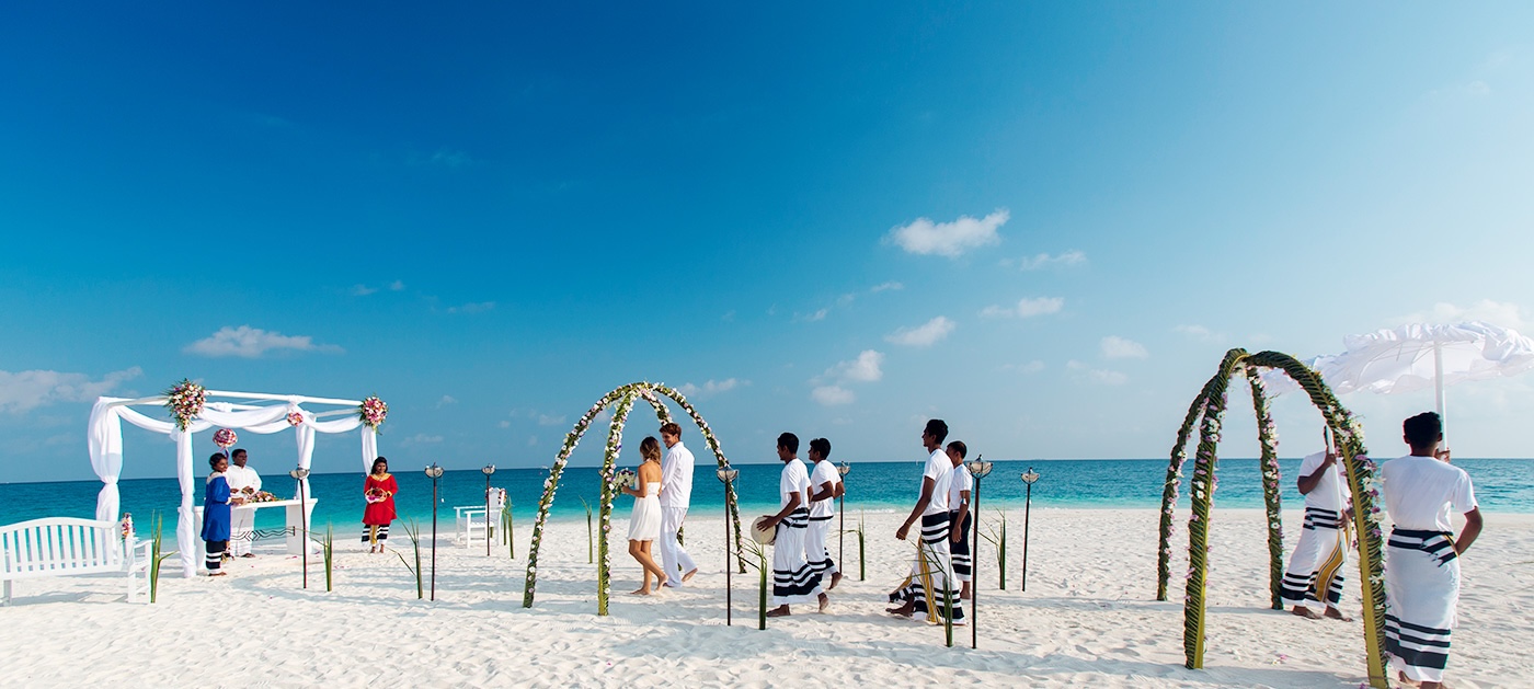 Wedding Ceremony Setup at Niva Velassaru Maldives