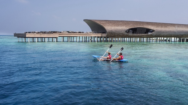 Glass Kayaks at St. Regis Maldives