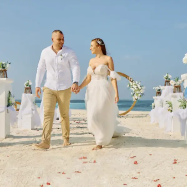 Wedding Ceremony at Jawakara Island Maldives