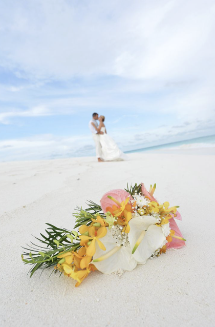 Wedding Ceremony Setup at Six Senses Laamu