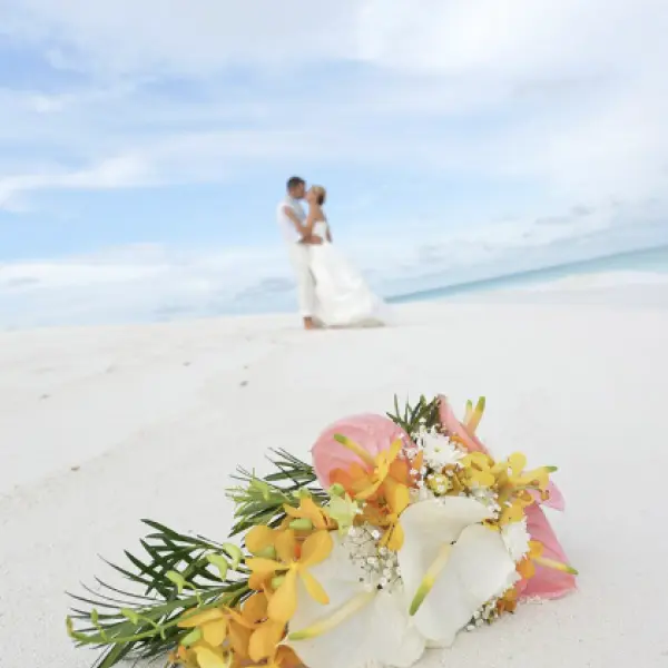Wedding Ceremony Setup at Six Senses Laamu