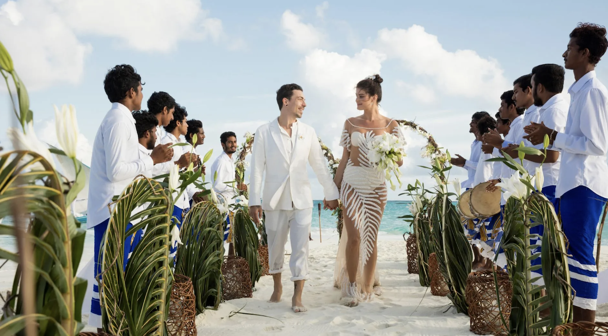 Wedding Ceremony at Soneva Jani
