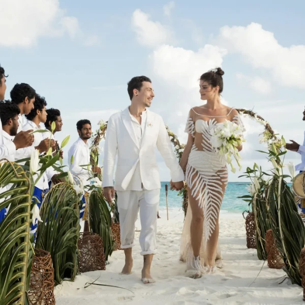 Wedding Ceremony at Soneva Jani