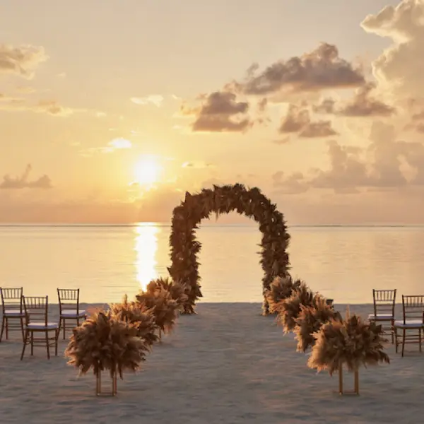 Wedding Setup at One & Only Reethi Rah Maldives
