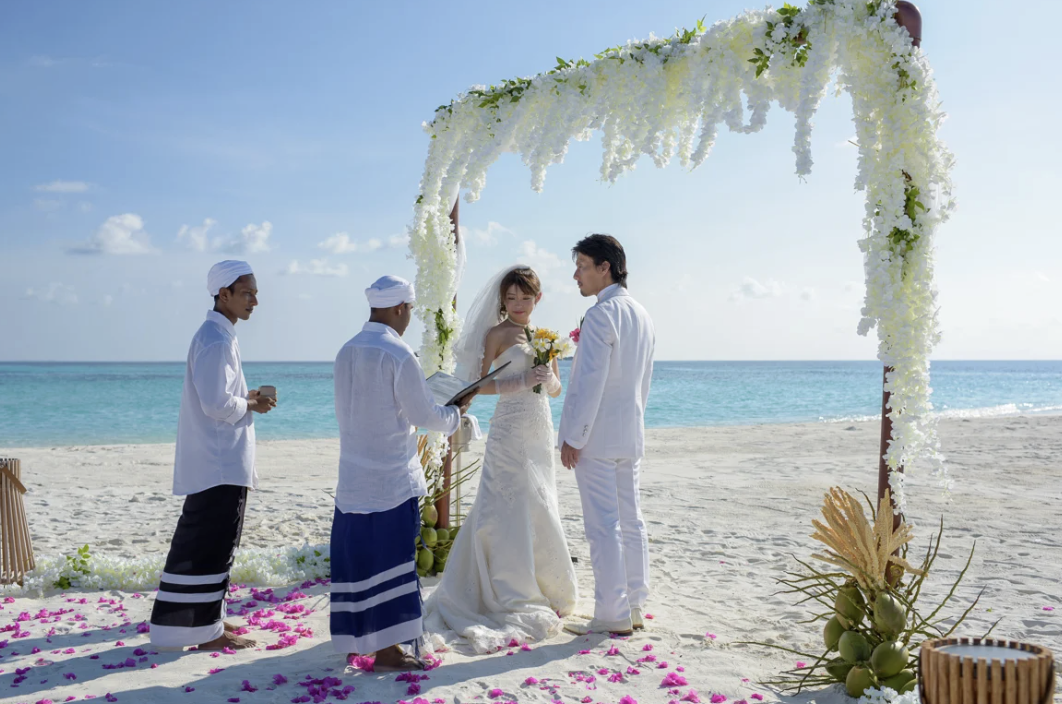 Wedding Ceremony at Outrigger Maafushivaru Maldives