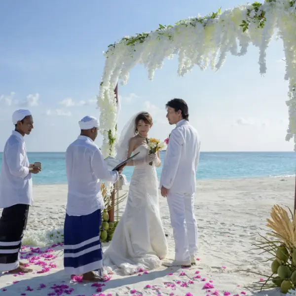 Wedding Ceremony at Outrigger Maafushivaru Maldives