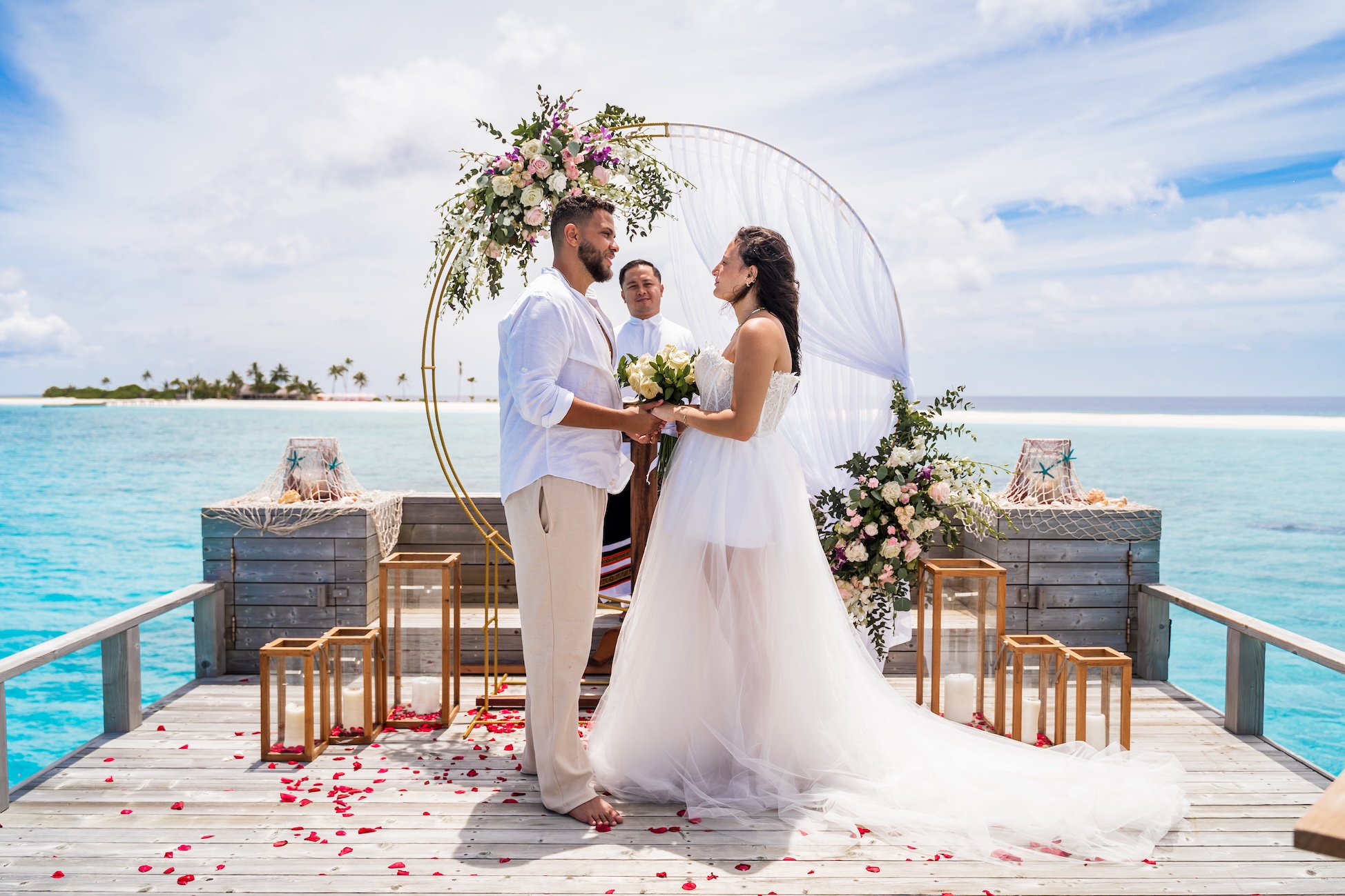 Wedding Setup at Finolhu Baa Atoll Maldives