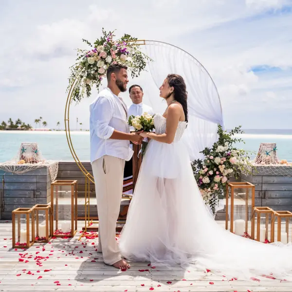 Wedding Setup at Finolhu Baa Atoll Maldives