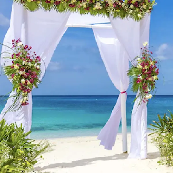 Wedding Ceremony Setup at Emerald Faarufushi Maldives
