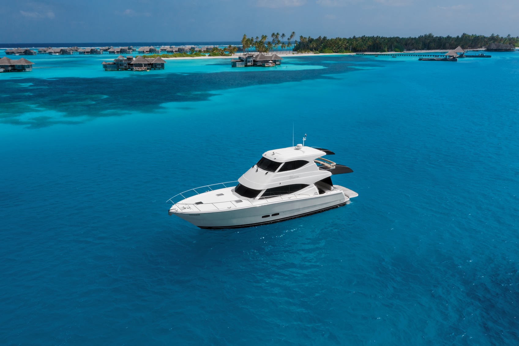 Yacht at Gili Lankanfushi