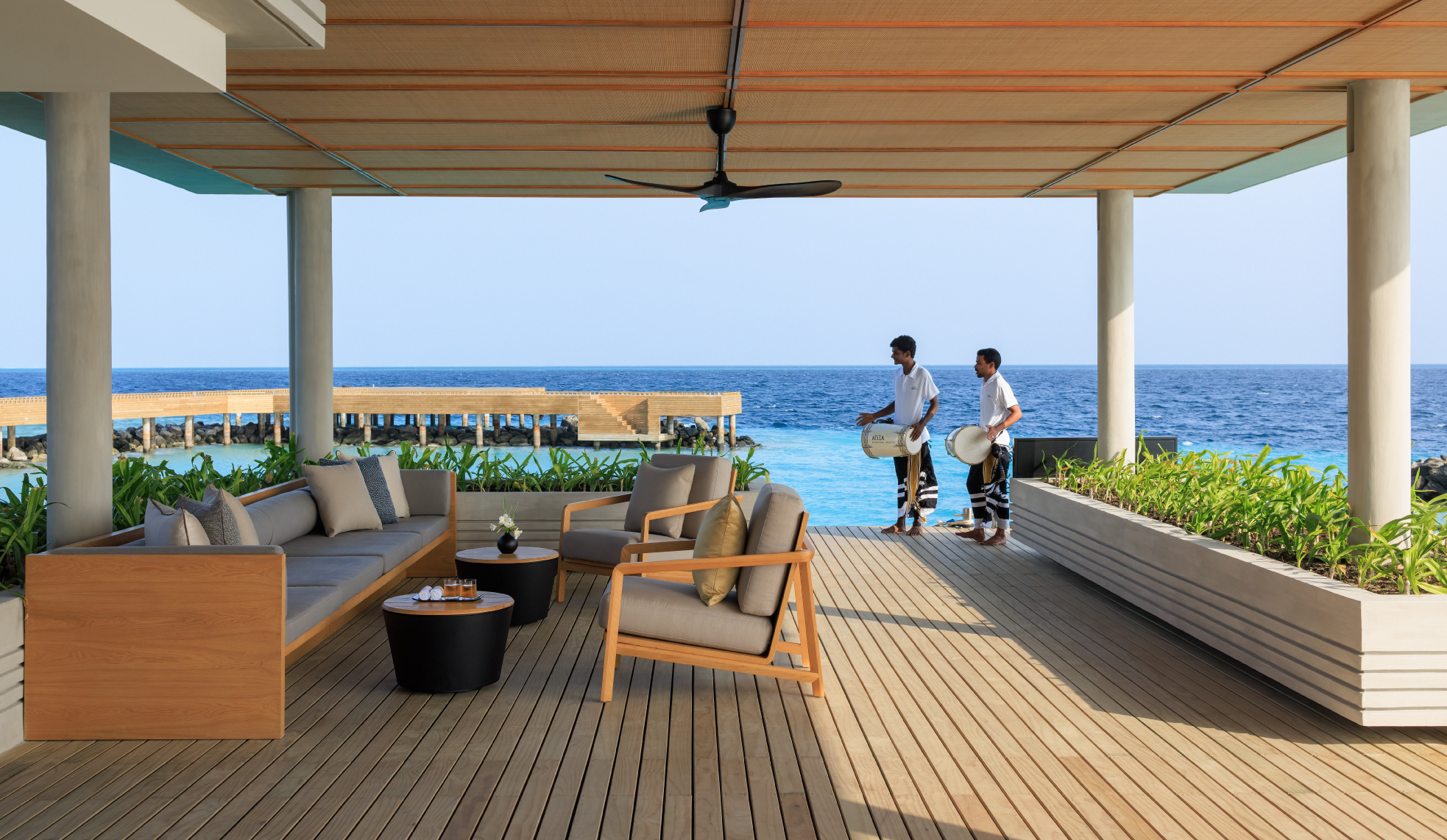 Alila Kothaifaru Maldives - Arrival Jetty - Traditional Welcome