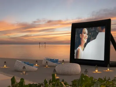 Outdoor Cinema Anantara Dhigu