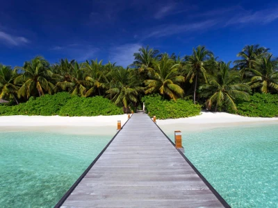 Baros Maldives Arrival Jetty