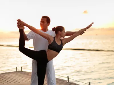 Baros Maldives Yoga at Lighthouse Deck