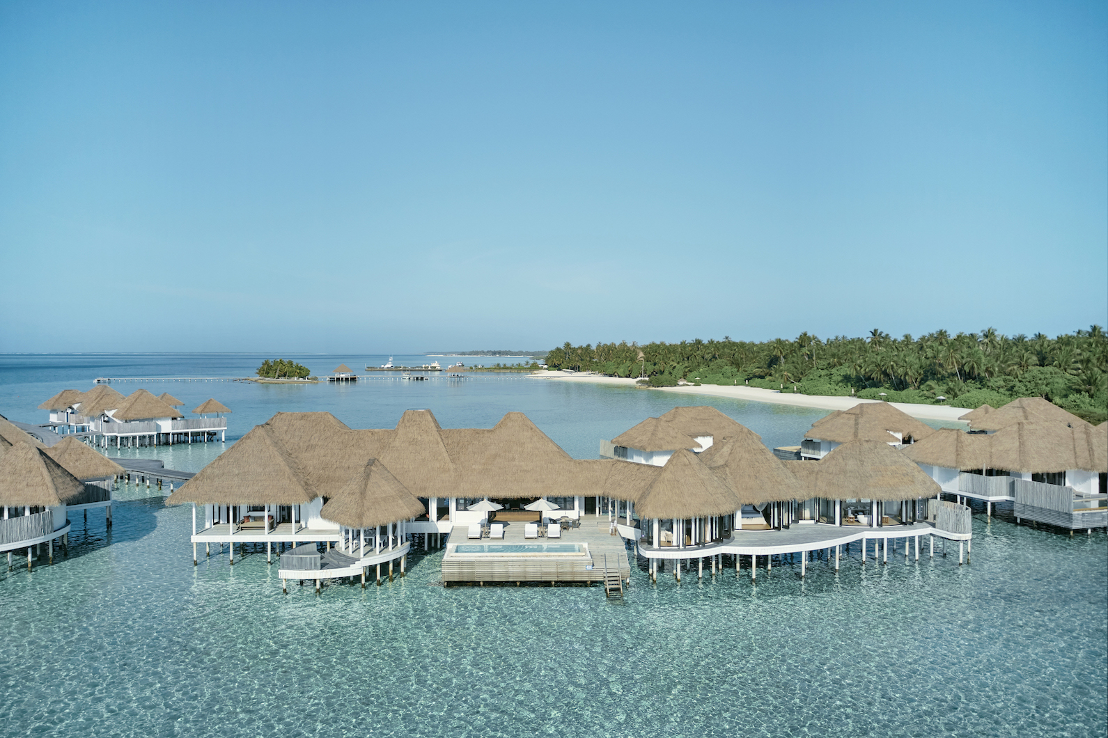 COMO Maalifushi Water Villa Aerial